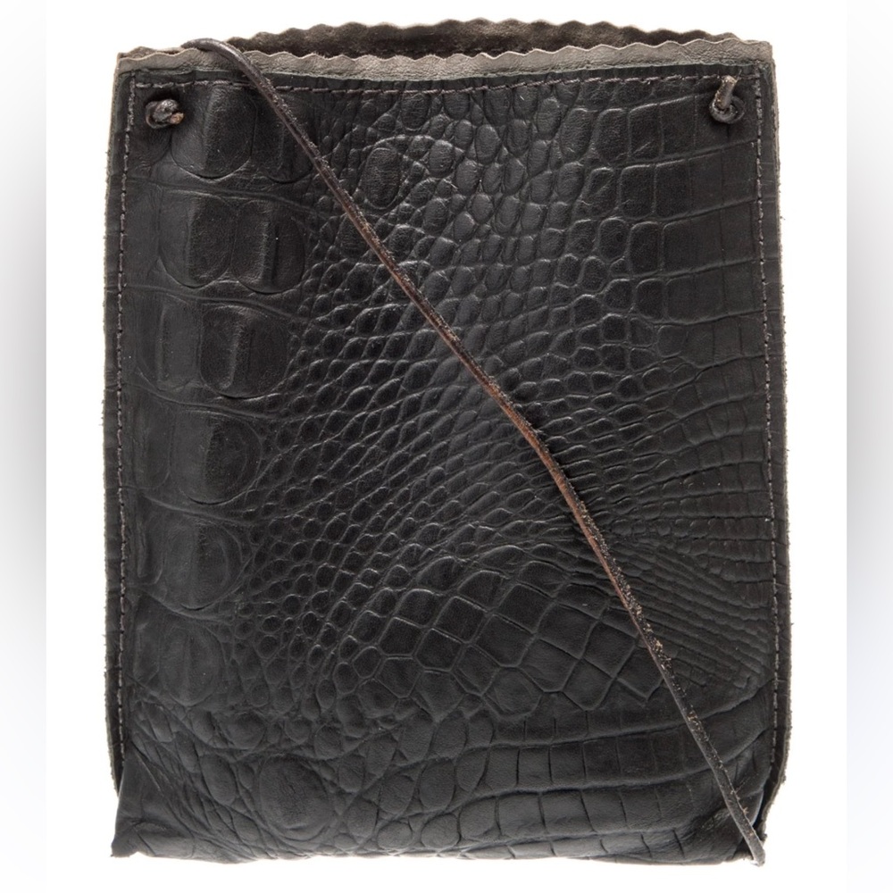 B May Embossed Leather Bag